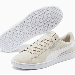 Puma Vikky v2 Sneaker - Suede Tan/Cream - SZ 8